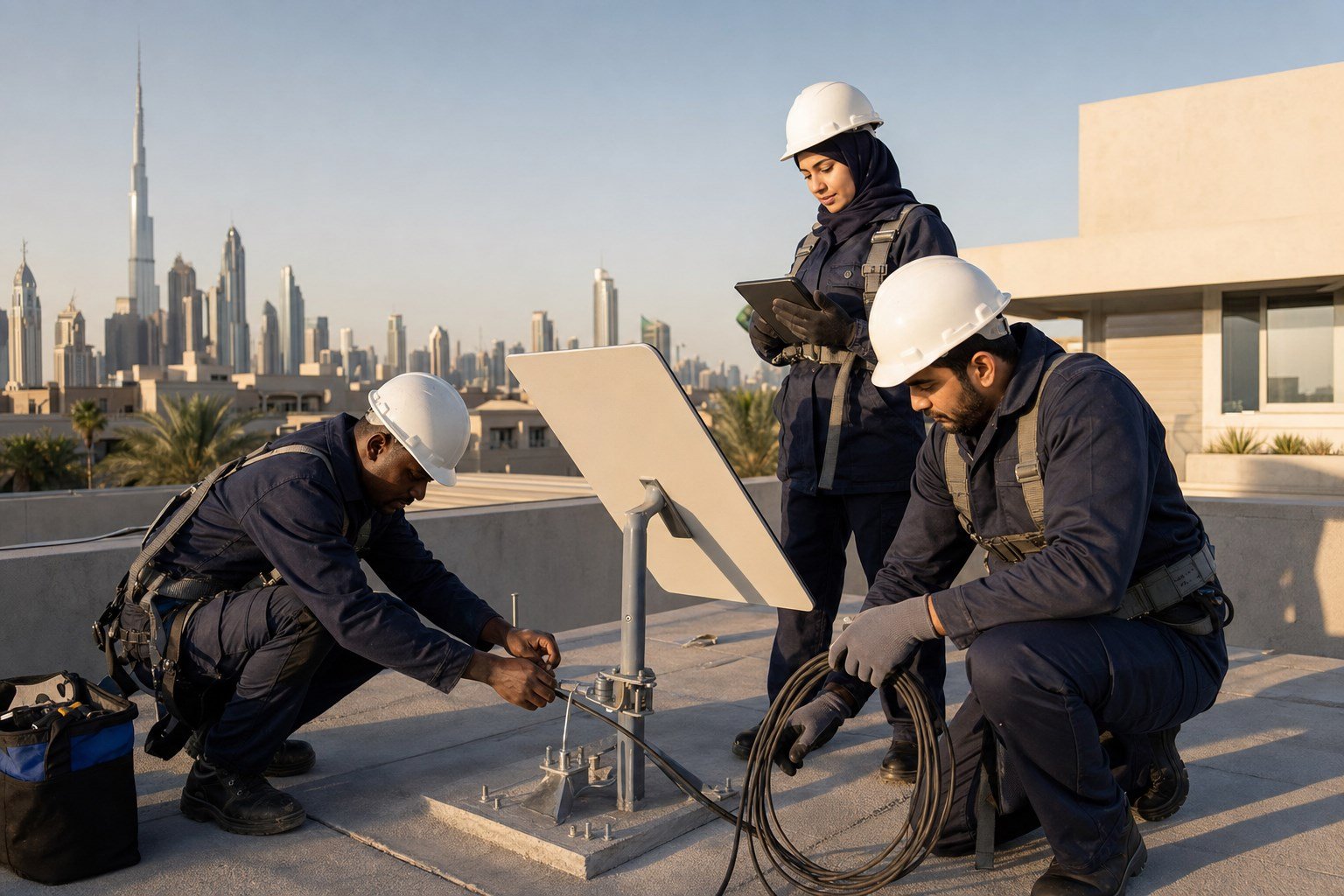Starlink UAE support and installation team