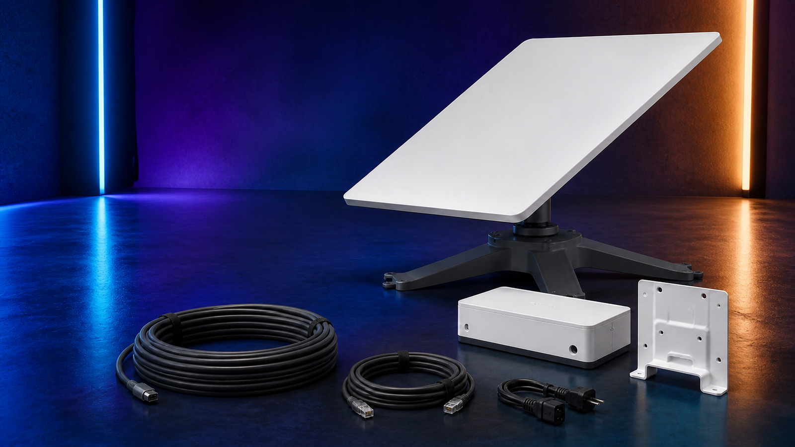 Starlink Business Enterprise terminal and power hardware