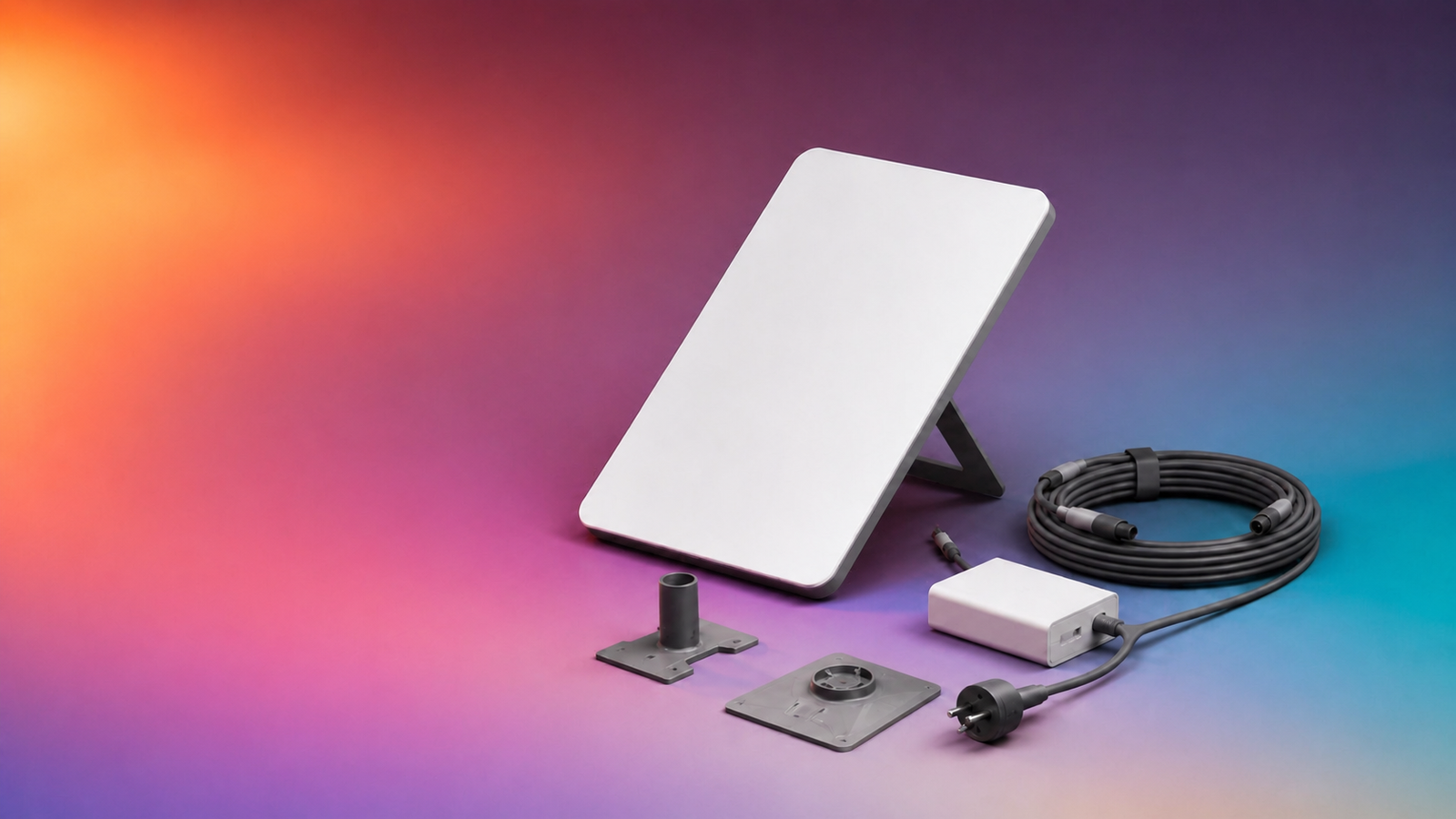 Compact Starlink Mini terminal with integrated WiFi